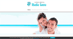 Desktop Screenshot of clinicadentalabadia-antonana.com